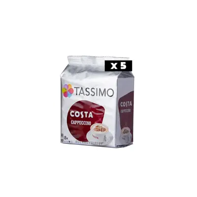 Costa Tassimo Cappuccino Coffee Pods, Servings