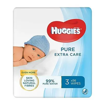 Huggies Pure Extra Care Baby Wipes, x wipes