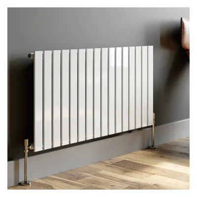 (White, x 1212mm - Single) Flat Panel Radiators Horizontal Vertical Heater