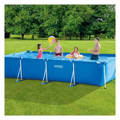 Intex Swimming Pool Rectangular Frame Garden above Ground Family Pool Spa Pond