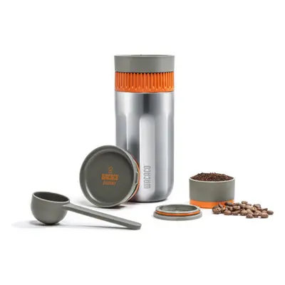 Mini Travel Coffee Machine, Insulated Travel Mug, All-in-one Vacuum Pressured, Manual Coffee Bre