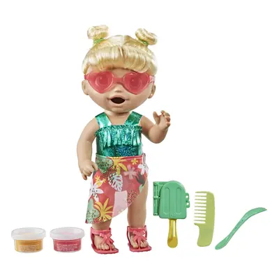 Baby Alive Sunshine Snacks Doll Eats and Poops SummerThemed Waterplay Baby Doll Ice Pop Mold Toy