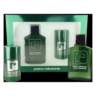 Paco Rabanne Pcs Set For Men: 3.4 Edt Sp + 2.2 Deodorant Stick