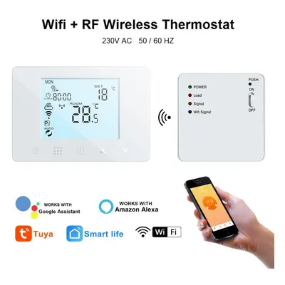 Wifi Smart Thermostat Wall-hung For Gas Boiler Water Heating Rf Wireless Temperature Controller 