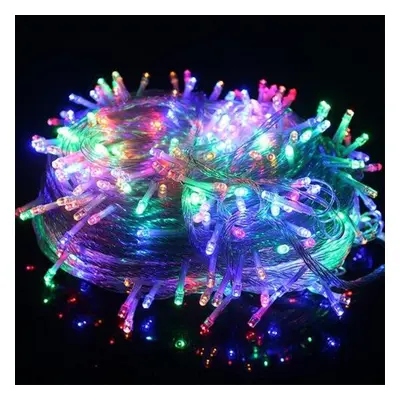 (multicolor, 50m 400leds 220V EU) Christmas Lights 50m Decorative Led String Fairy Light Modes G