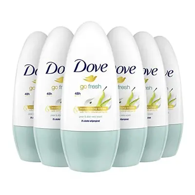 Go Fresh Pear & Aloe Vera Anti-perspirant Deodorant Roll On Pack of (50ml x6)