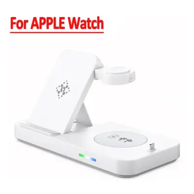 (white, For Apple Watch) 30w In Fast Wireless Charger Stand Foldable Charging Station For Apple 