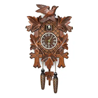 2023-german Black Forest Cuckoo Clock Retro Nordic Style Wooden Cuckoo Wall Clock