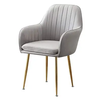 (Grey) Luxury French velvet Design dining chair T05