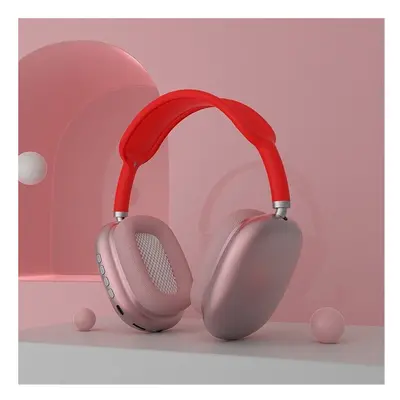 (a-Red) P9 Air Max Wireless Bluetooth Headphones With Microphone Noise Canceling TWS Earbuds Gam