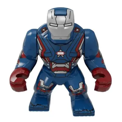 (Iron Man Patriot) Marvel Superheroes Iron Man Loki Groot Building Blocks Big Figures Toys Fit L