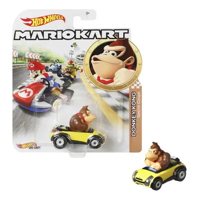 (Donkey Kong) Hot Wheels Mario Standard Kart GBG25, Collectible Vehicle Toy