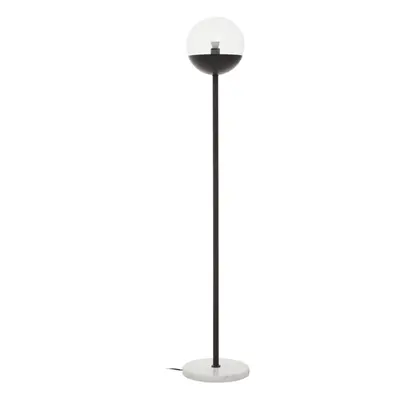 Versatile Black Finish Metal Floor Lamp, Sturdy And Stable Bedroom Lamp, Minimalist Tall Livingr