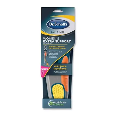 Scholls DSC59013 Pain Relief Extra Support Orthotic Insoles for Women, Multi Color - Sizes to