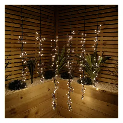 Set of Drop Tree Multi-Action Christmas ClusterBrights with Warm White