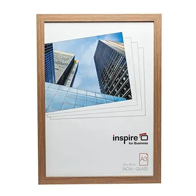 Hampton Frames SORBONNE A3 (30x42cm) Oak Effect Picture Poster Photo Frame Acrylic (Non-Glass) S