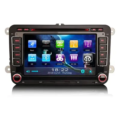 GPS Satnav BT Car Stereo For VW Passat Golf 5/6 Tiguan Polo Caddy EOS Seat Skoda