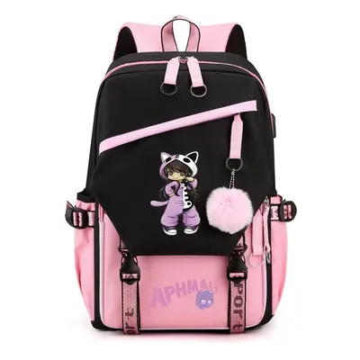 (02) New Aphmau Backpack Satchel Students School Book Bags Kid Teenagers Shoulder Bag