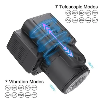 (black, B) Automatic Male Masturbator Telescopic Masturbators For Men Masturbation Cup Piston Op