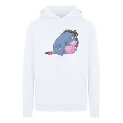 (M, White) Disney Womens/Ladies Winnie The Pooh Eeyore Mouth Hoodie