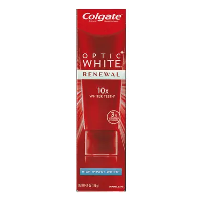 Colgate Optic White Renewal Toothpaste High Impact White 4.1 oz/116 g