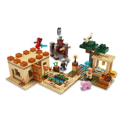 Minecraft Building Set 700pcs The Illager Raid Village Building Set Minecraft My World Series