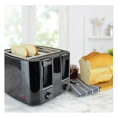 KitchenPerfected Slice extra-wide slot Toaster - Black