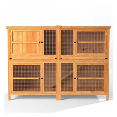 6ft Chartwell Double Guinea Pig Hutch | Huge Living & Playing Area | Thick T&G Side Panels & Sol