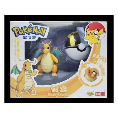 (Dragonite) Pokemon Ball Action Figures Toy Set Transformable