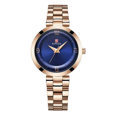 REWARD Women's Wrist Watch Quartz Movement Stainless Steel Strap Gift