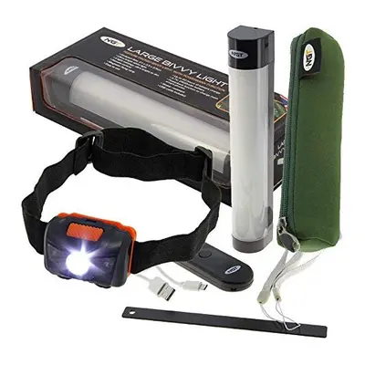 DNA NGT Fishing Camping Rechargeable Bivvy Tent Light Power Bank Remote with Neoprene Case and F