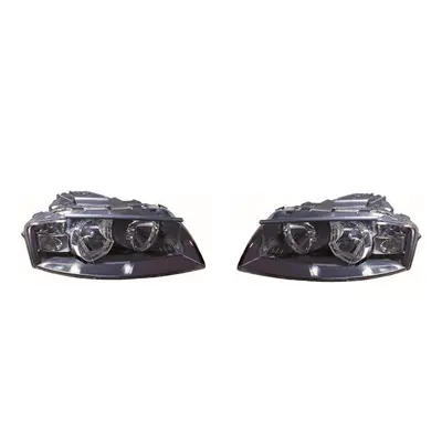 Audi A3 Mk2 8P Hatchback 3/2003-7/2008 Headlights Headlamps Pair O/S & N/S