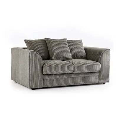 (Grey, Seater) Luxor Jumbo Cord Seater Corner Sofa