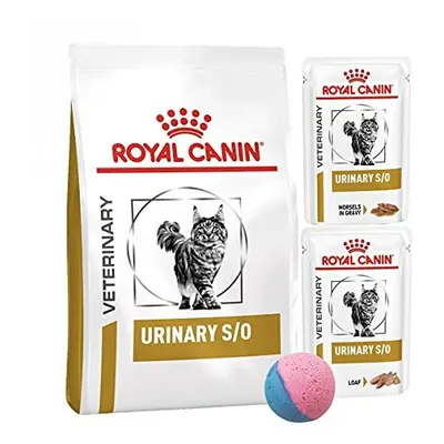 Royal Canin Urinary S/O Cat Dry + Wet Food | Cats Dry Food 1.5kg | S/O Morsels in Gravy 85g | S/