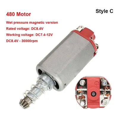 (C:DC 8.4V-30000rpm) DC Motor High Speed Torque For New Nwell M4 Toy Replacement Accessories