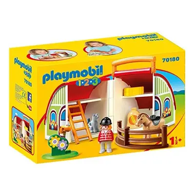 Playmobil 1.2.3 My Take Along Farm for Children Months+