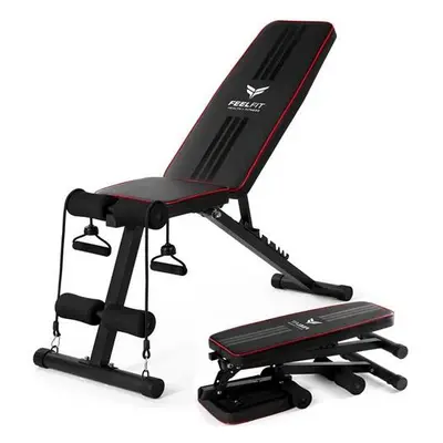 Adjustable Sit Up Weight Bench Foldable Strength Training Flat Incline Decline