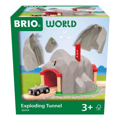 BRIO World - Exploding Tunnel | Toy Train Set for Kids Ages Years and Up