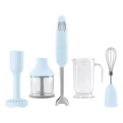 Smeg 50's Retro HBF02PBUK Hand Blender with Accessories - Pastel Blue