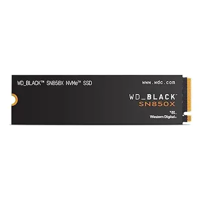 WD_BLACK SN850X 4TB SSD, M.2 NVMe SSD, Read speeds up to MB/s, Write speeds up to 6,600 MB/s, Ga