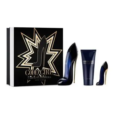 Carolina Herrera Good Girl Pcs Set: 2.7 Eau De Parfum Spray + 0.24 Eau De Parfum + 3.4 Body Loti