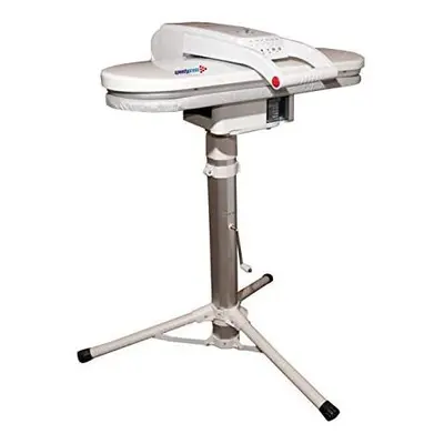 (White) Steam Ironing Press by Speedypress with Power Steam Jets - 64cmx27cm; 1,400watt, +Telesc