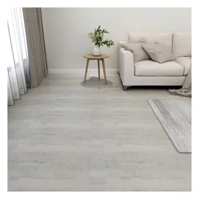 vidaXL 20x Self-adhesive Flooring Planks PVC Light Grey Carpet Laminate Floor