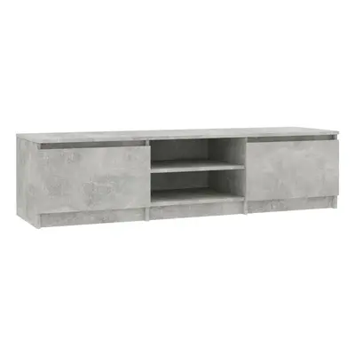 vidaXL TV Cabinet Engineered Wood Concrete Grey TV Unit Media Centre Sideboard