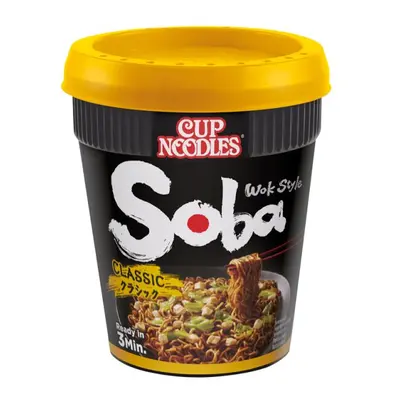 Nissin Cup Noodles Soba Wok Style Classic 90g (Case of x 90g)