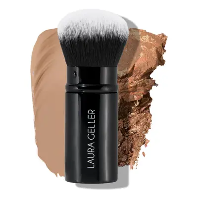 LAURA GELLER NEW YORK Retractable Airbrush Kabuki Brush for All Face Makeup & Foundation for Liq