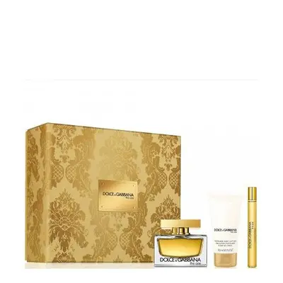 Dolce & Gabbana The One Pcs Set For Women: 2.5 Eau De Parfum + 1.6 Body Lotion + 0.33 Eau De Par