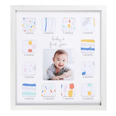 C.R. Gibson Baby's First Year Photo Frame with Milestone Stickers 12'