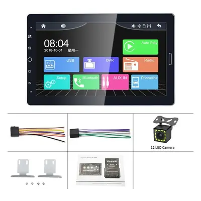 (as the picture, 1310C 10INCH 12LED) Reakosound Car Radio 10.1&apos;&apos; Touch Screen Carplay 