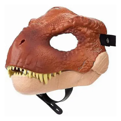 (Red) Dino Mask Moving Jaw, Dinosaur Mask For Kids Adult,dinosaur Head Face Mask For Halloween C